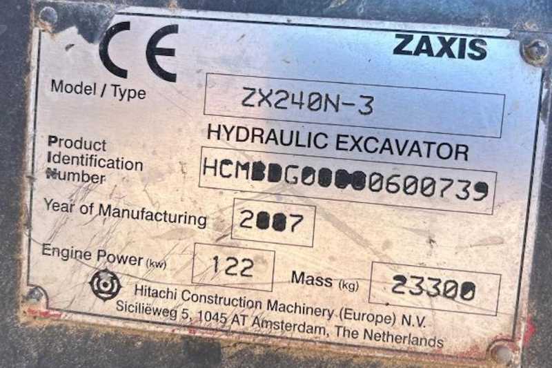 OmecoHub - Immagine FIAT HITACHI ZX240N